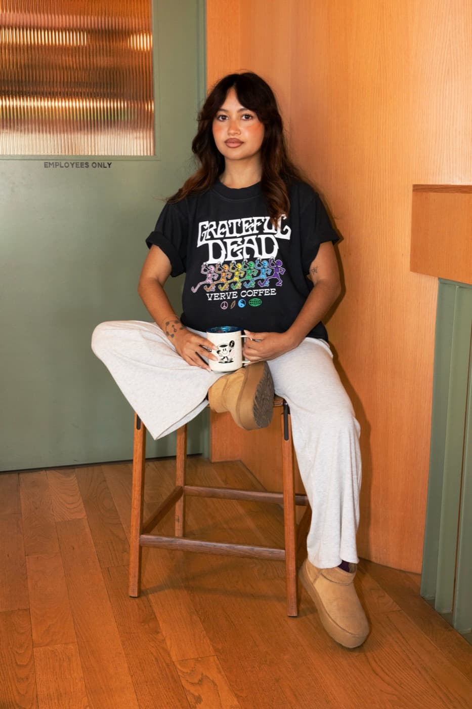 Printed graphic tee shown as a custom apparel tee option