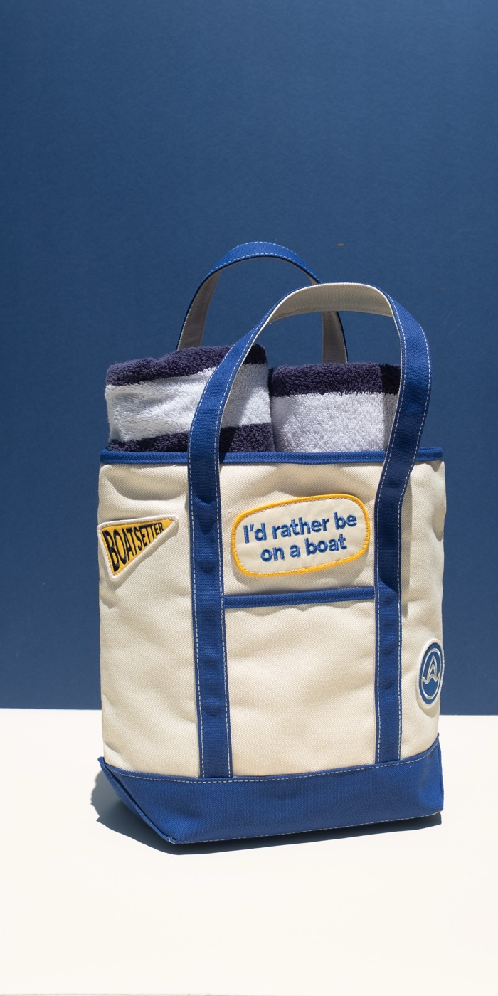 Boatsetter — Canvas Tote — Flat Lay