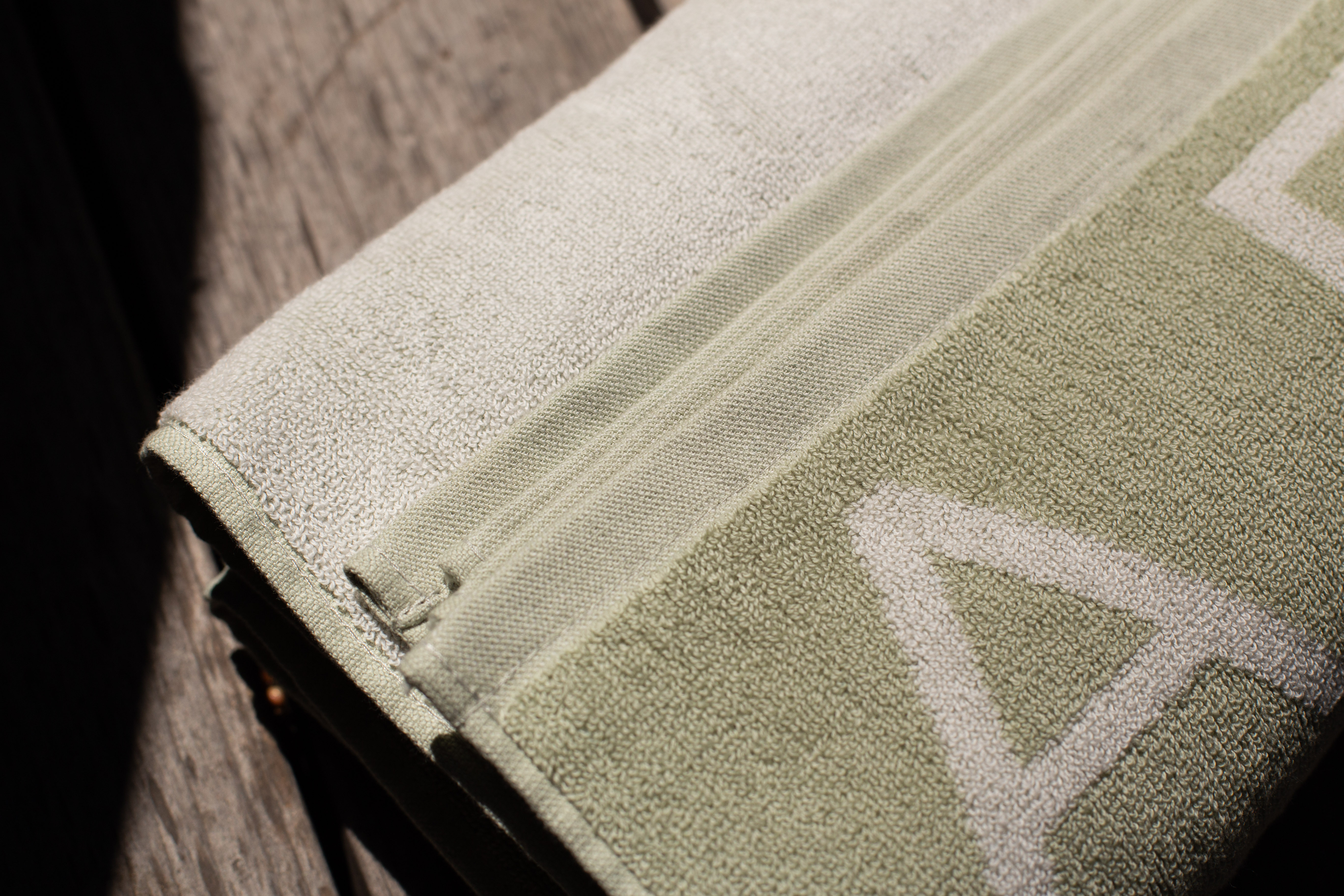 Quality towel detail used as a branded goods reference